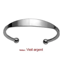 Bracelet Jonc En Argent Esclave - Grand Modèle 5 Bracelet Jonc En Argent Esclave - Grand Modèle -1001 Bijoux Ventes 00950 1
