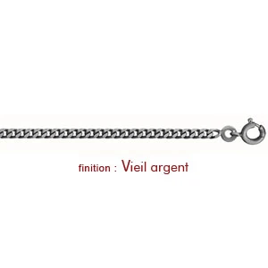 Chaîne En Argent Maille Serrée Largeur 2,5mm Et Longueur 50cm 2 Chaîne En Argent Maille Serrée Largeur 2,5mm Et Longueur 50cm – Image 2