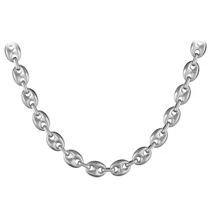 Chaîne En Acier Maille Grains De Café - Largeur 11mm Largeur 55cm 2 Chaîne En Acier Maille Grains De Café - Largeur 11mm Largeur 55cm – Image 2