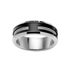 Alliance Anti-stress En Acier Structure H En Résine Noire Avec Câbles Au Milieu