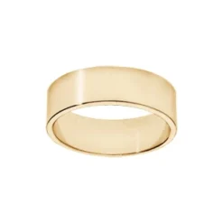 Alliance Ruban En Vermeil 7mm