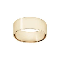 Alliance Ruban En Vermeil 8mm