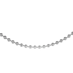 Chaîne En Acier Maille Boules Largeur 2 Mm Et Longueur 55cm