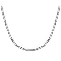 Chaîne En Acier Mailles Rectangles Longueur 55cm