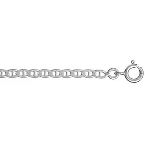 Chaîne En Argent Maille Marine Largeur 3mm Et Longueur 45cm -1001 Bijoux Ventes chaine en argent maille marine largeur 3mm et longueur 45cm 02681