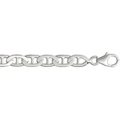 Chaîne En Argent Maille Marine Largeur 5mm Et Longueur 50cm