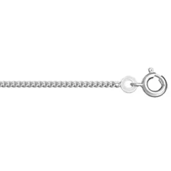 Chaîne En Argent Maille Serrée Largeur 1,8mm Et Longueur 45cm