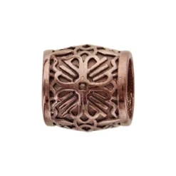 Charms Thabora Grand Modèle Pour Homme En Acier Et PVD Marron Cylindre Patiné Avec Croix