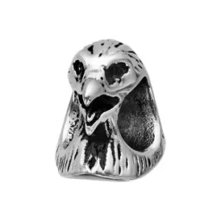 Charms Thabora Grand Modèle Pour Homme En Acier Tête D'aigle Patinée