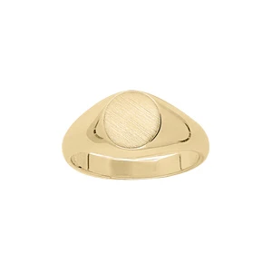 Chevalière En Vermeil Plateau Ovale 10mm X 8mm 1 Chevalière En Vermeil Plateau Ovale 10mm X 8mm