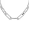 Collier En Acier Grande Maille Rectangulaire 47+1cm