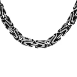 Collier En Acier Maille Royale Longueur 57cm